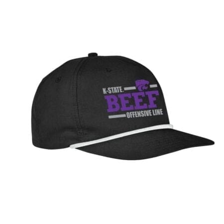 Kansas State BEEF Black Rope Hat - Limited Edition